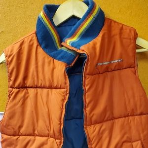 Protection System Reversible vest, Blue to a rust(ish) colorsize (7)